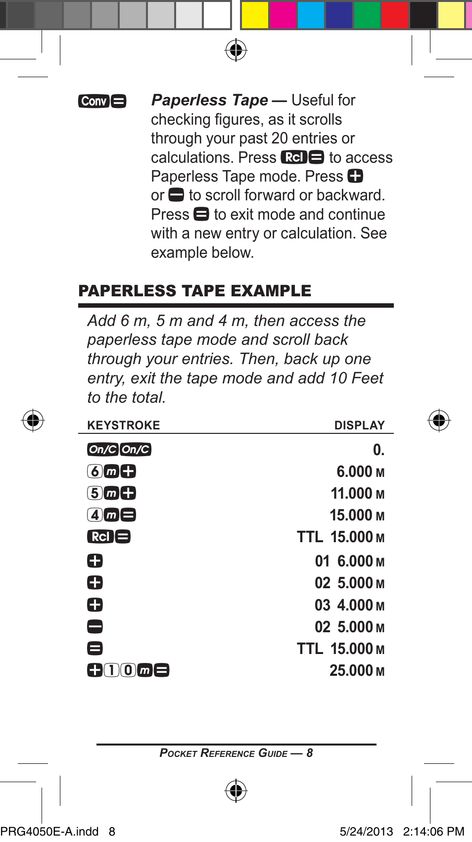 Calculated Industries 4050 Metric Edition User Manual | Page 11 / 44