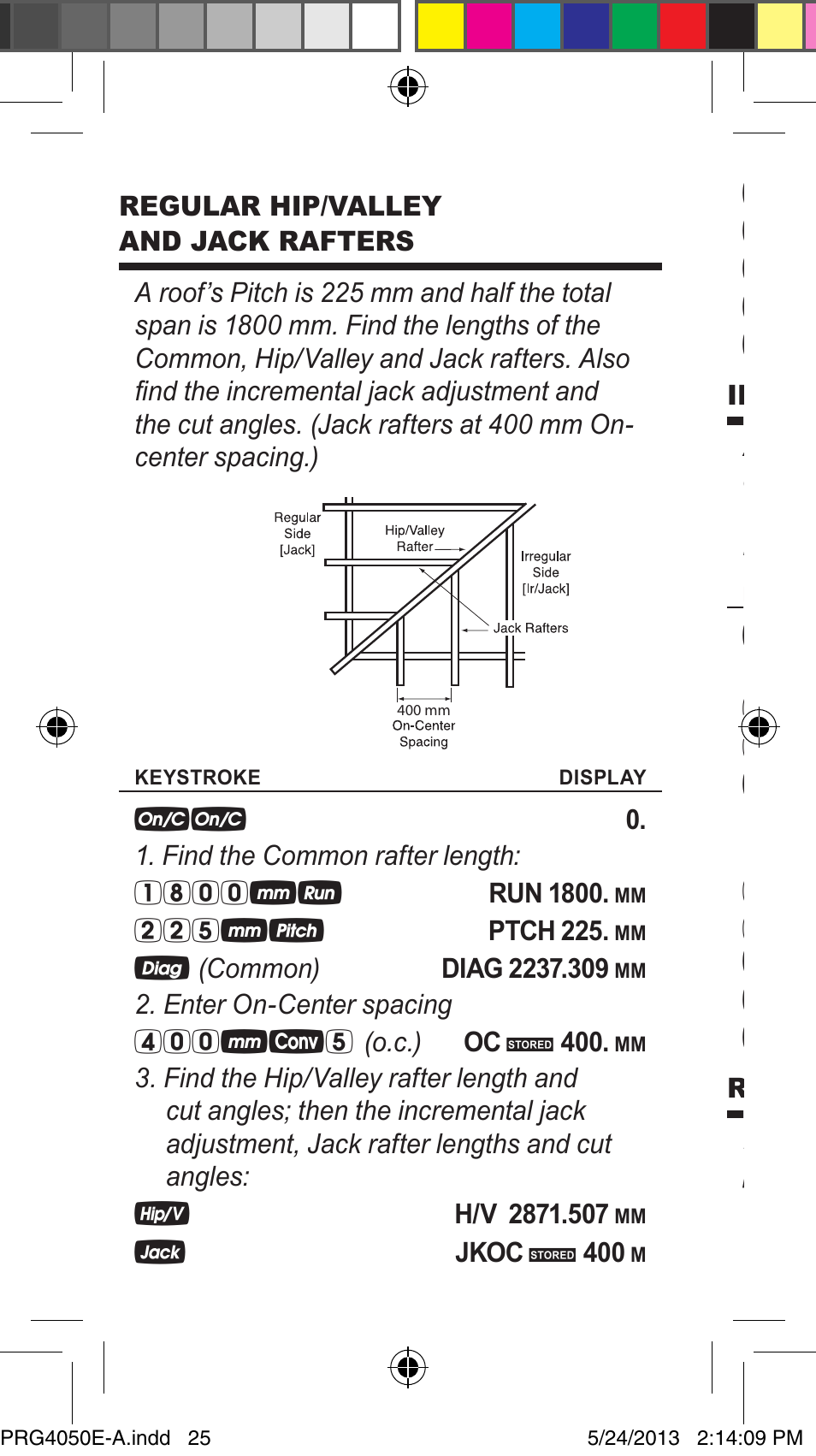 Calculated Industries 4050 Metric Edition User Manual | Page 28 / 44