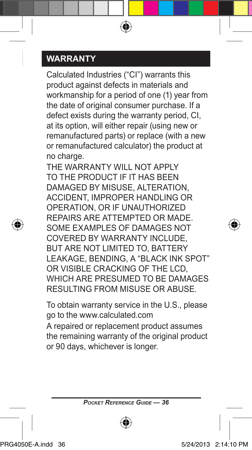 Calculated Industries 4050 Metric Edition User Manual | Page 39 / 44