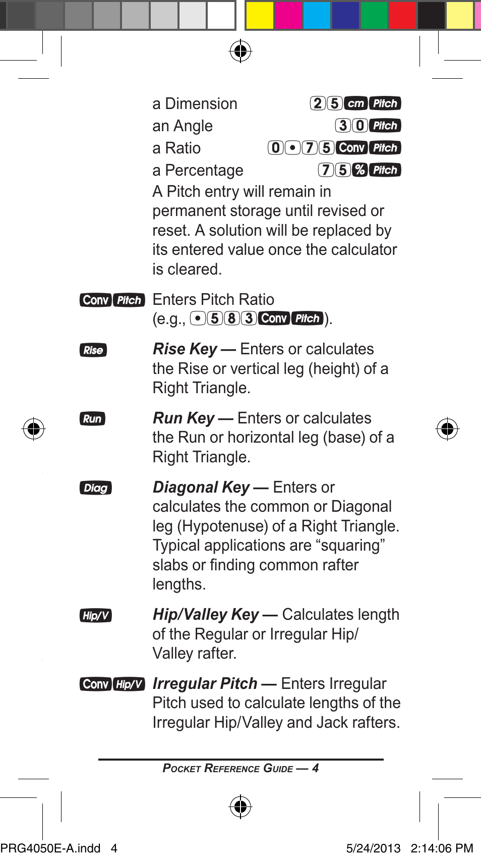 Calculated Industries 4050 Metric Edition User Manual | Page 7 / 44