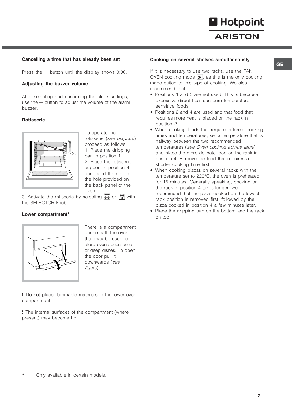 Hotpoint Ariston C 3 VM5 R/HA User Manual | Page 7 / 36