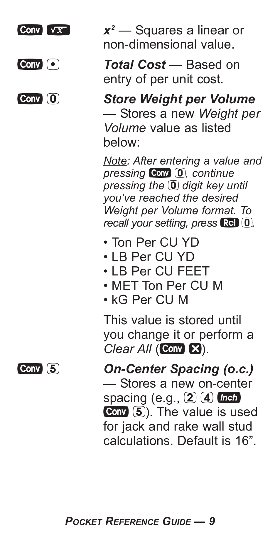 Calculated Industries 4050-F User Manual | Page 13 / 52