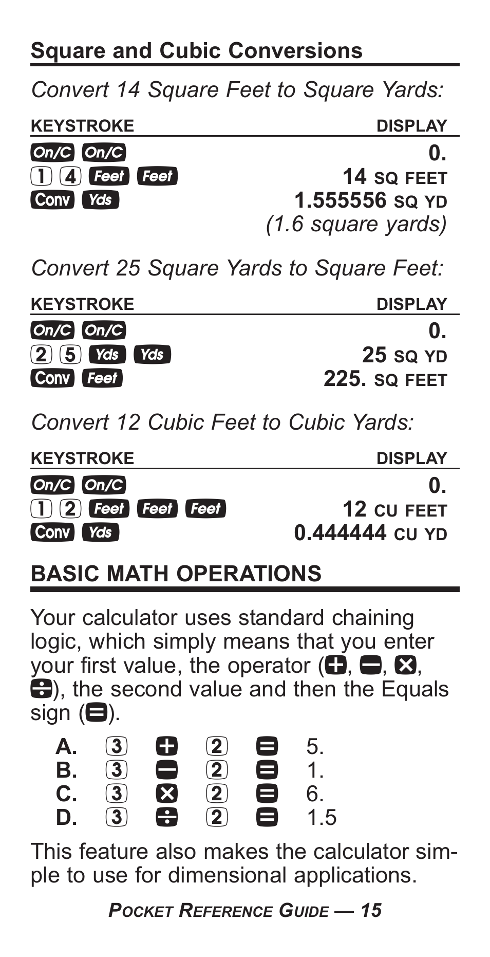 Calculated Industries 4050-F User Manual | Page 19 / 52