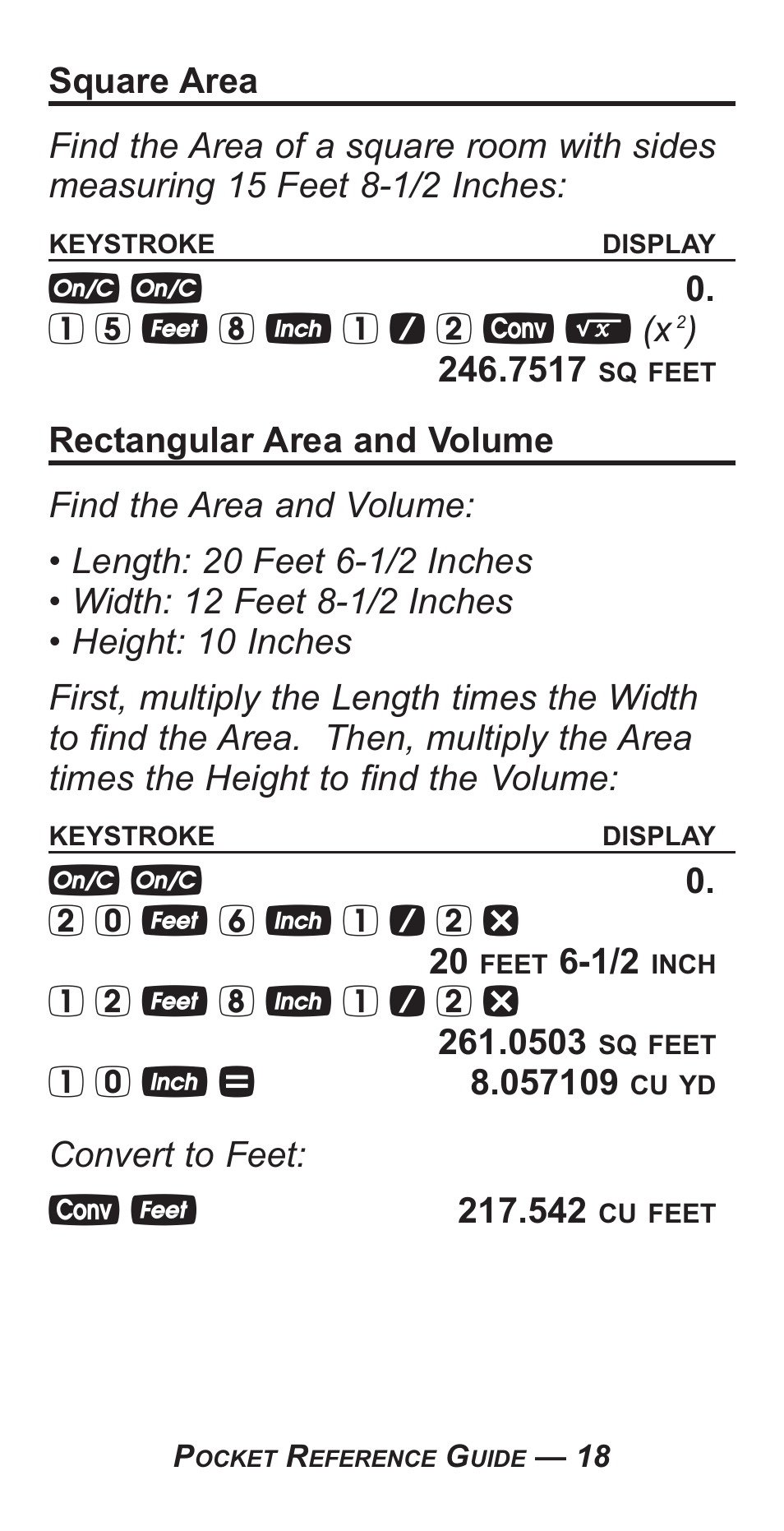 Calculated Industries 4050-F User Manual | Page 22 / 52