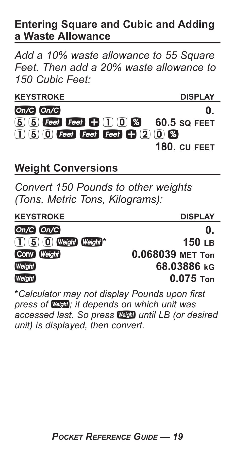 Calculated Industries 4050-F User Manual | Page 23 / 52