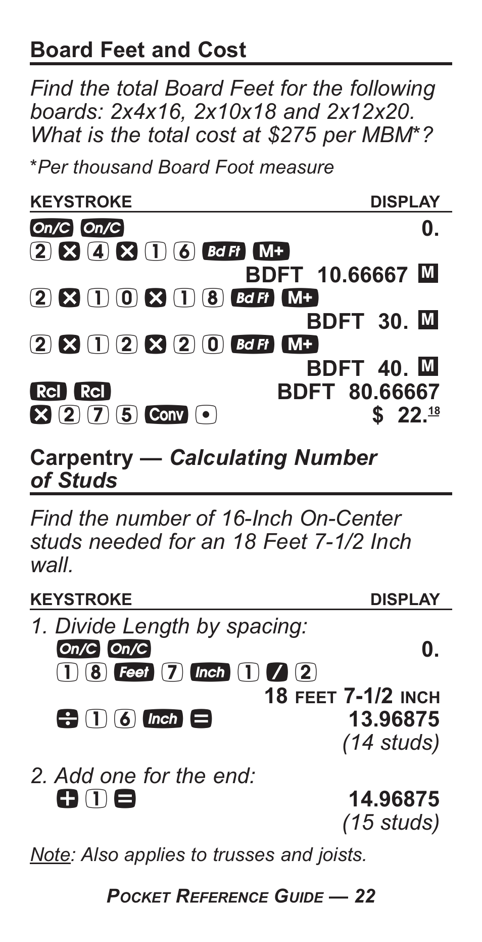 Calculated Industries 4050-F User Manual | Page 26 / 52