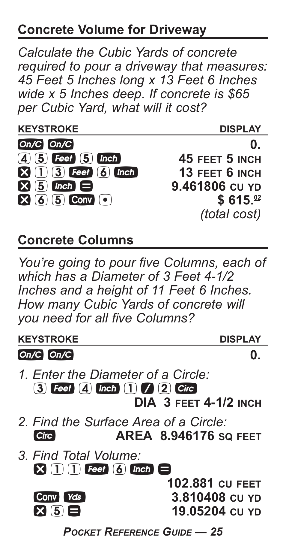 Calculated Industries 4050-F User Manual | Page 29 / 52