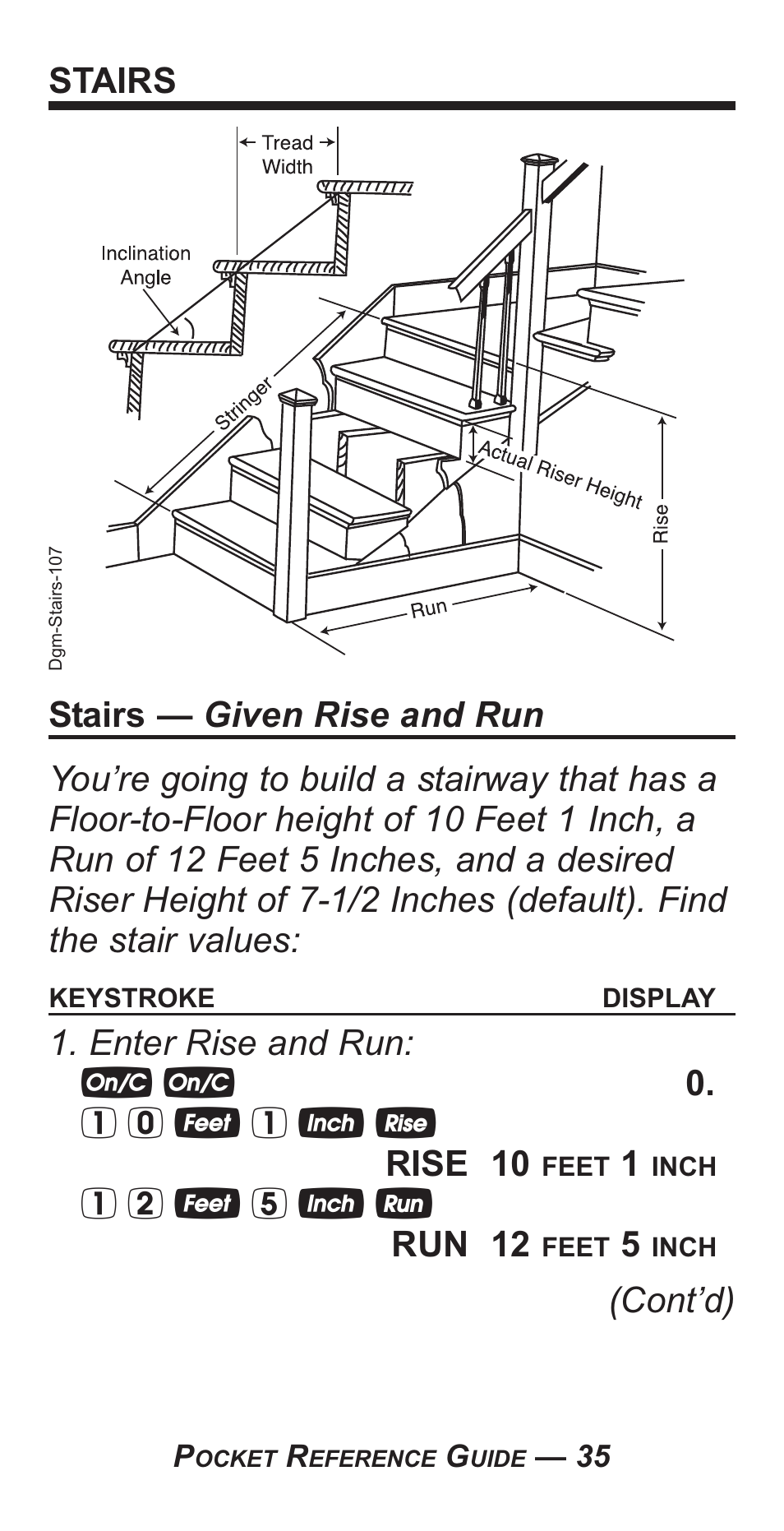 Cont’d) | Calculated Industries 4050-F User Manual | Page 39 / 52