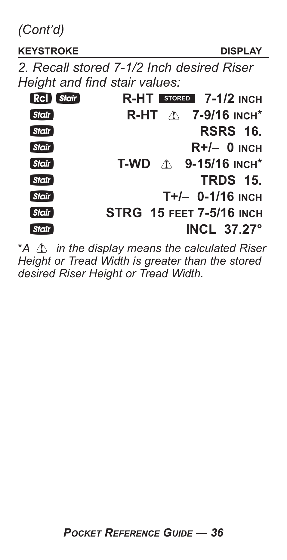 Calculated Industries 4050-F User Manual | Page 40 / 52