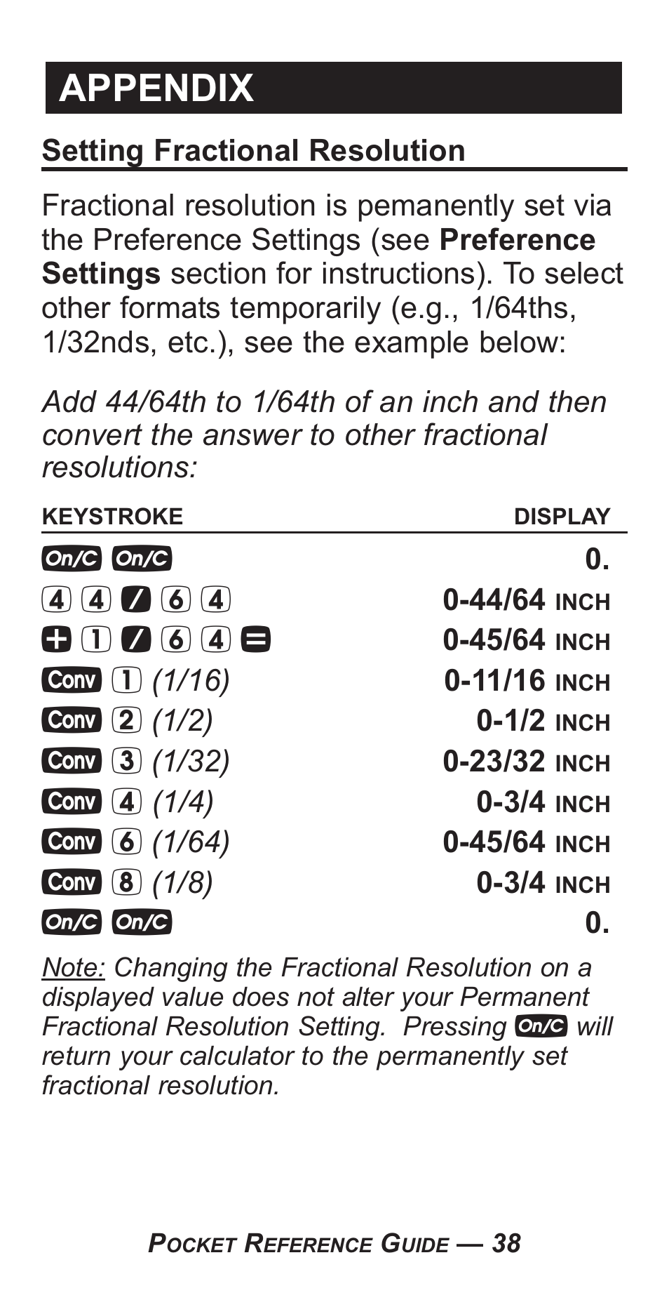 Appendix | Calculated Industries 4050-F User Manual | Page 42 / 52