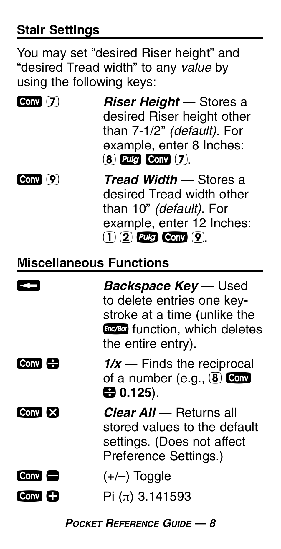 Calculated Industries 4054 User Manual | Page 12 / 52
