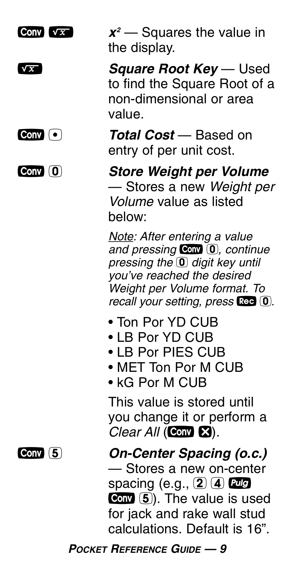 Calculated Industries 4054 User Manual | Page 13 / 52