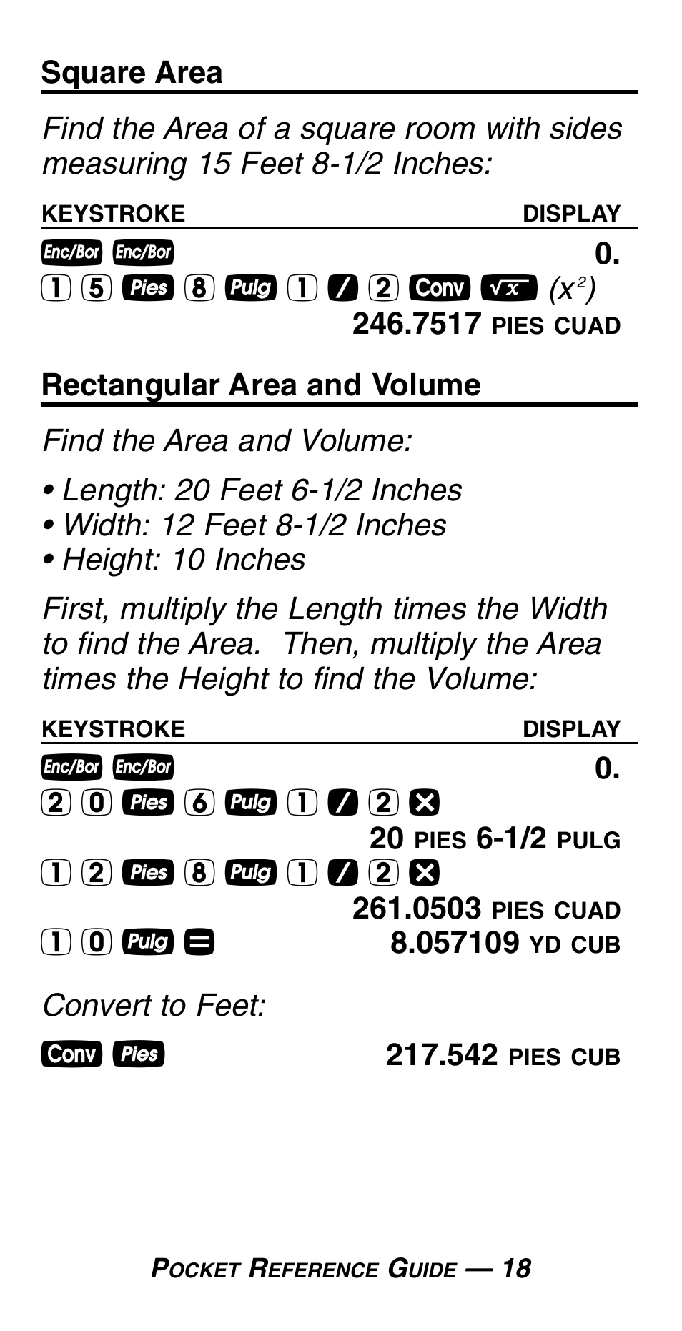 Calculated Industries 4054 User Manual | Page 22 / 52
