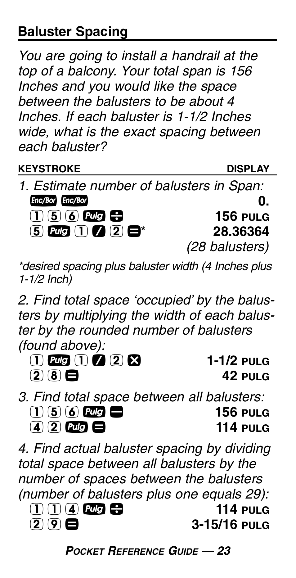 Calculated Industries 4054 User Manual | Page 27 / 52