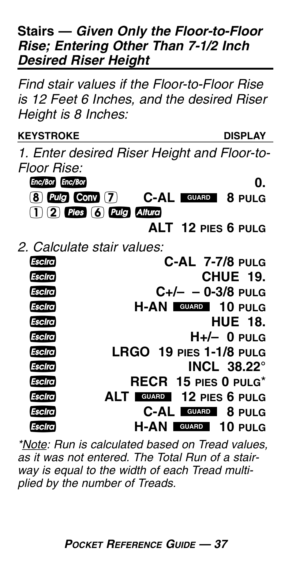 Calculated Industries 4054 User Manual | Page 41 / 52