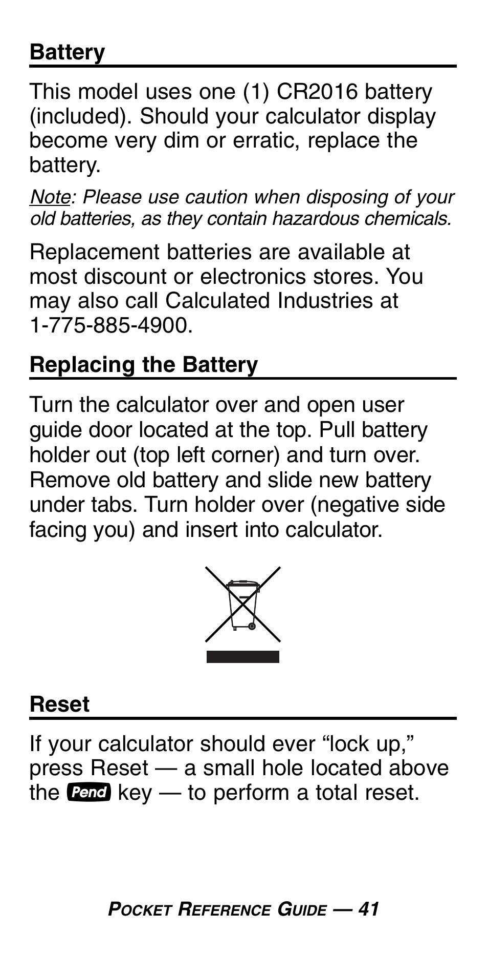 Calculated Industries 4054 User Manual | Page 45 / 52