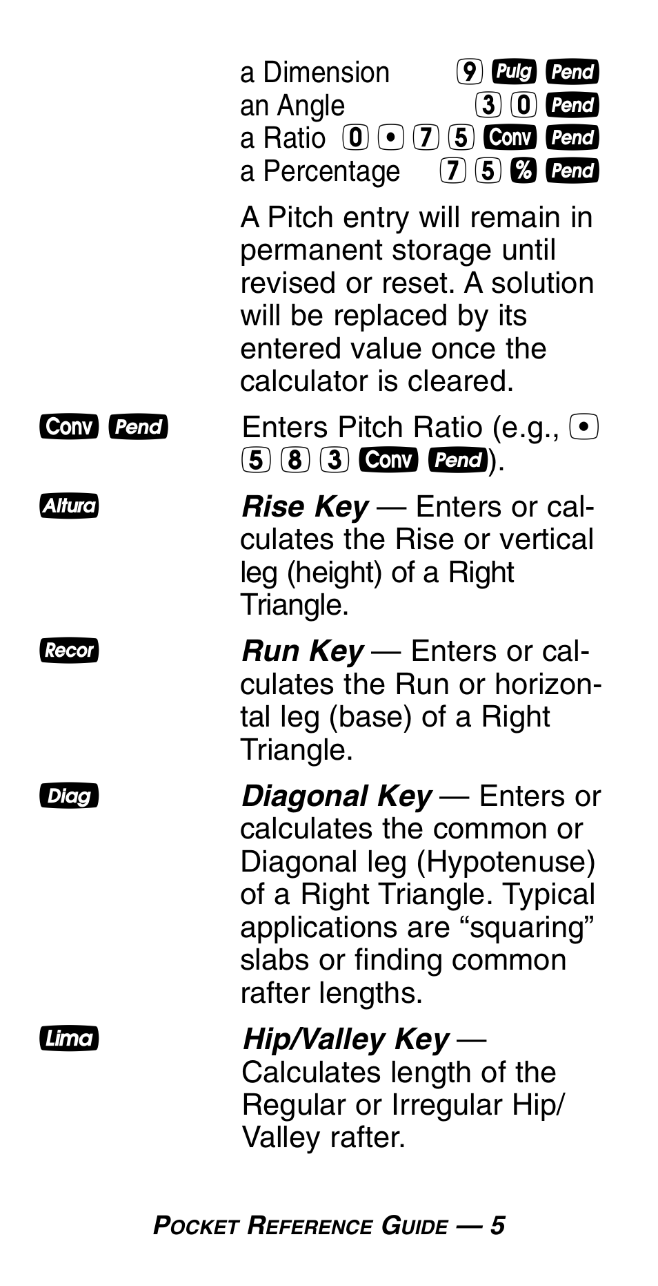 Calculated Industries 4054 User Manual | Page 9 / 52
