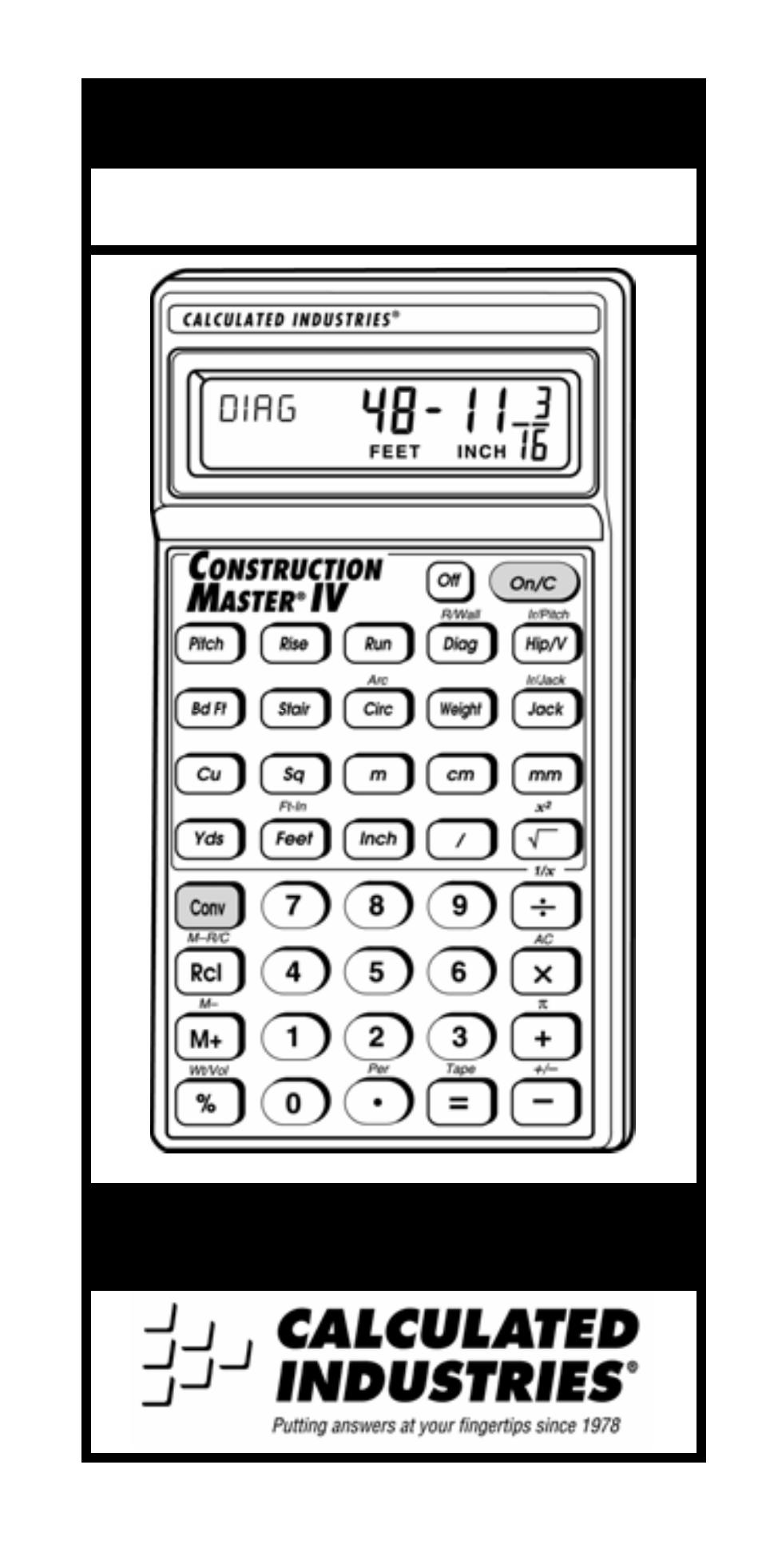 Calculated Industries 4045-B User Manual | 54 pages
