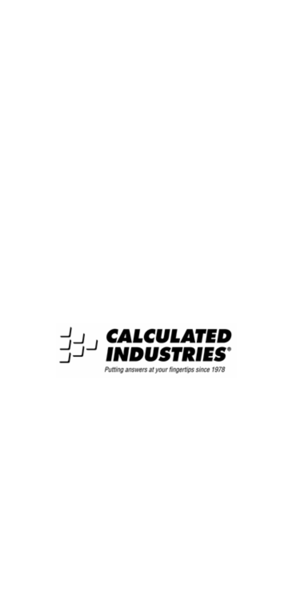 Calculated Industries 4045-B User Manual | Page 54 / 54