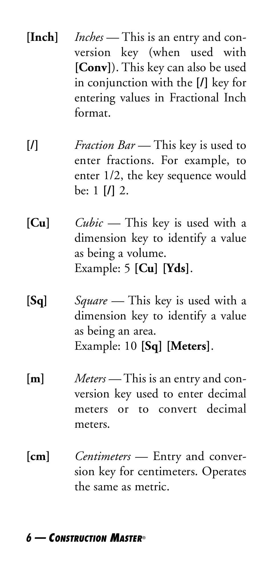 Calculated Industries 4045 User Manual | Page 6 / 26