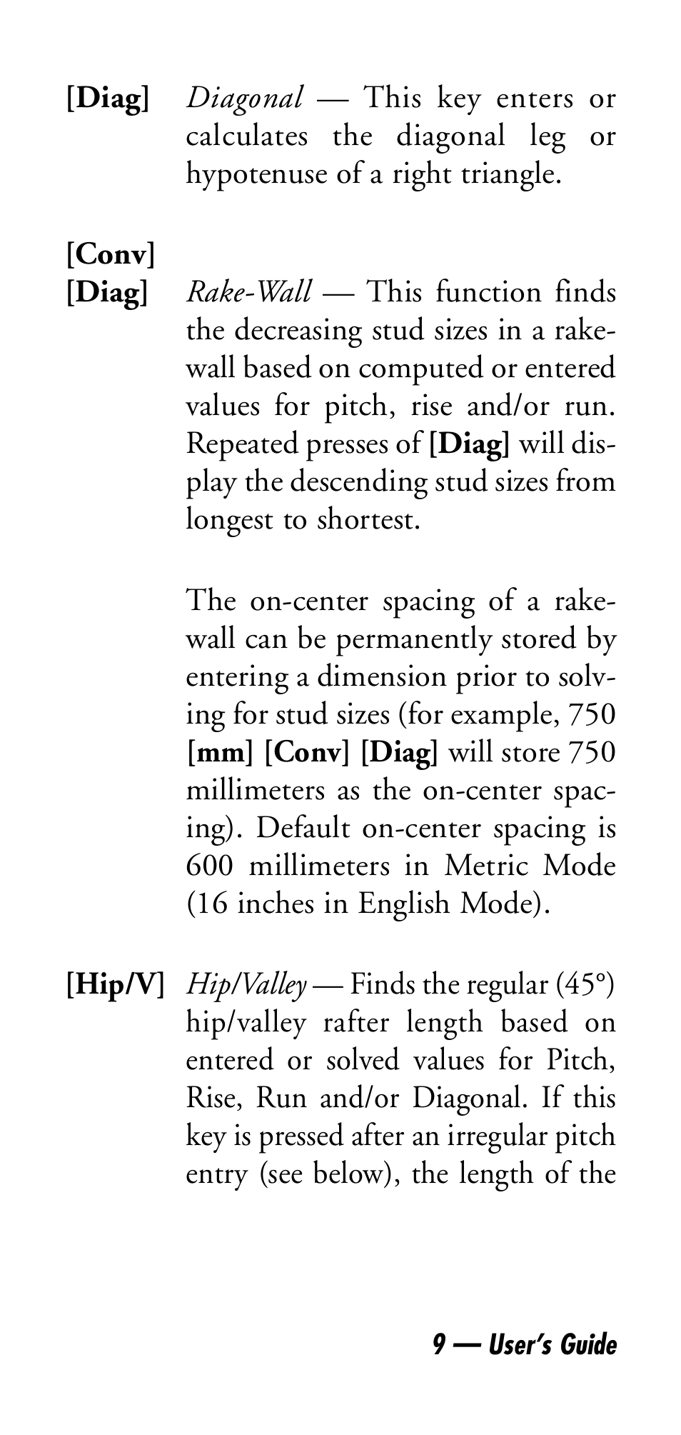 Calculated Industries 4045 User Manual | Page 9 / 26