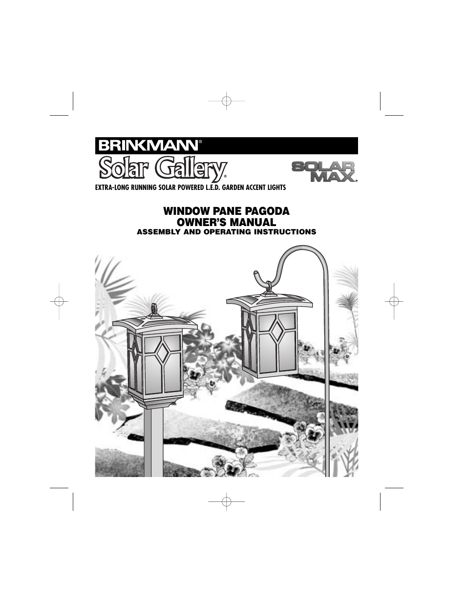 Brinkmann Window Pane Pagoda 822-2509-2 User Manual | 8 pages