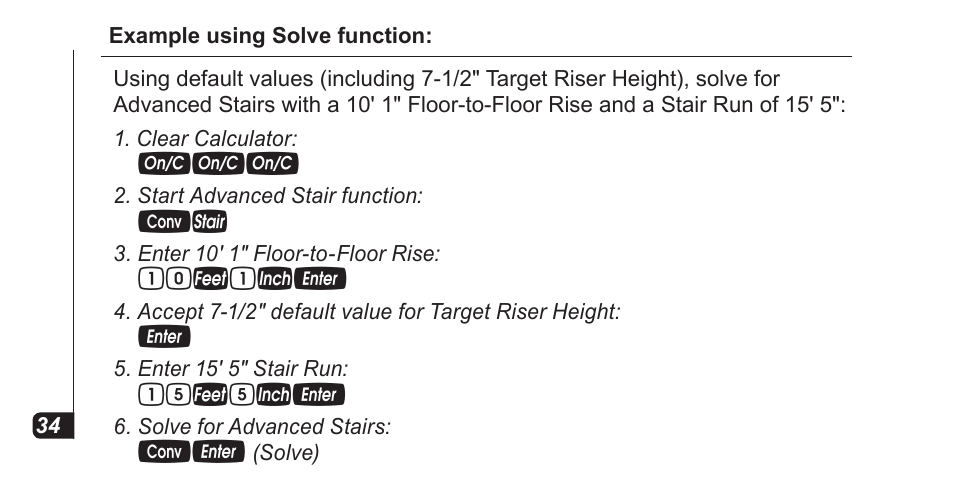 10f1ie, 15f5ie | Calculated Industries 4067 Pocket Reference Guide User Manual | Page 36 / 52