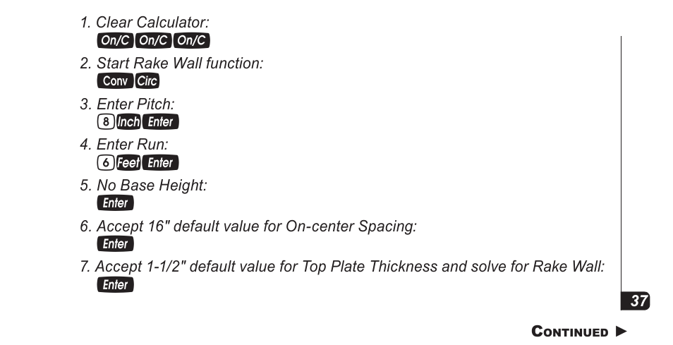 Calculated Industries 4067 Pocket Reference Guide User Manual | Page 39 / 52