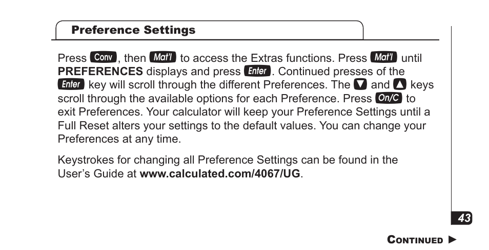 Calculated Industries 4067 Pocket Reference Guide User Manual | Page 45 / 52