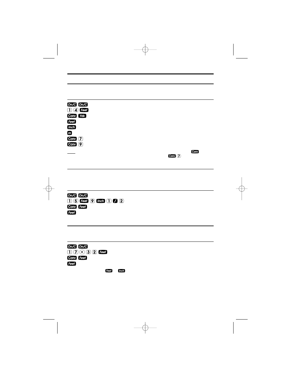 Conversions (linear, area, volume) | Calculated Industries 4065 v3.0 User Manual | Page 31 / 108