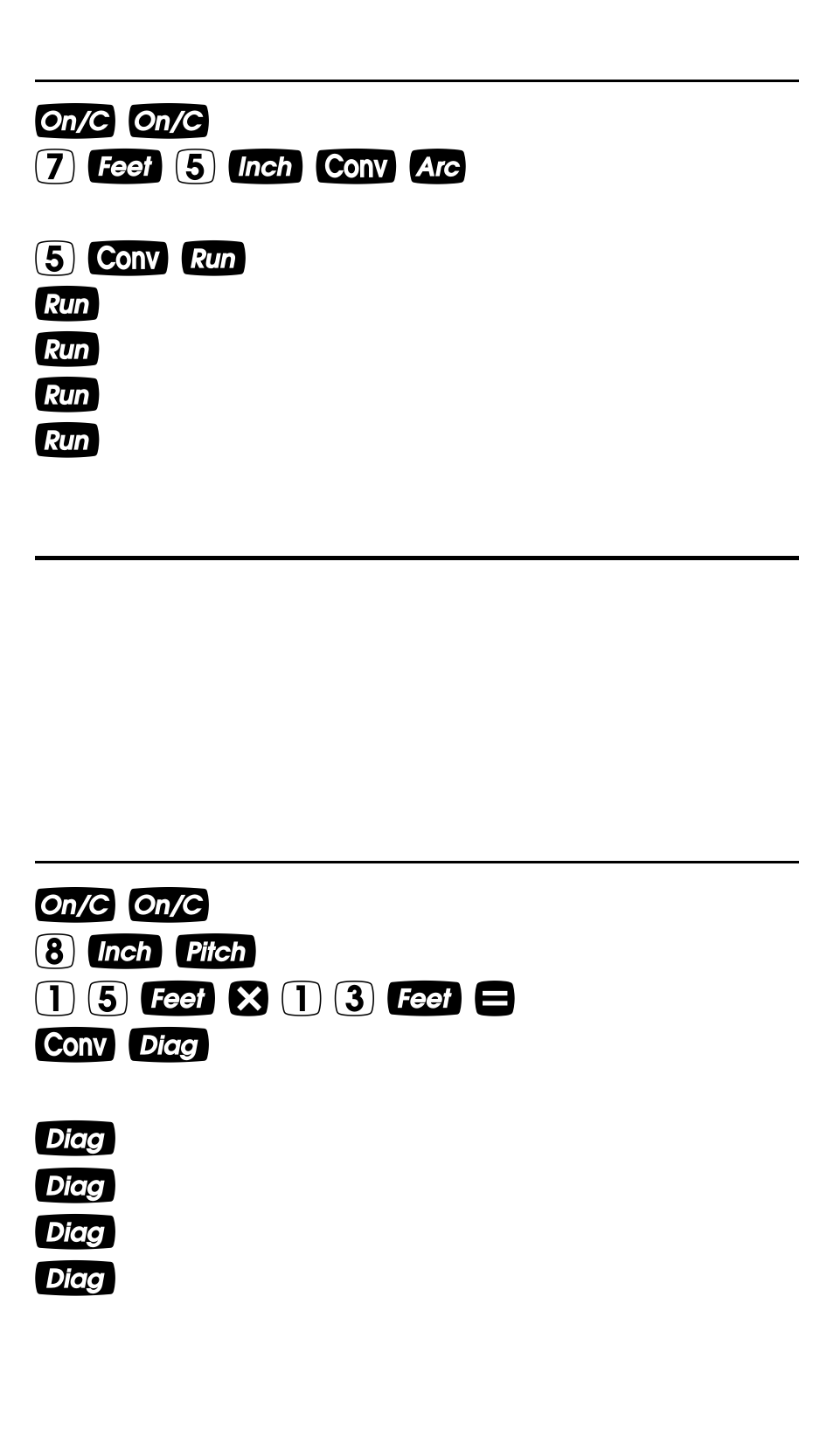 Calculated Industries 4065 v3.1 Pocket Reference Guide Construction Master Pro User Manual | Page 25 / 39