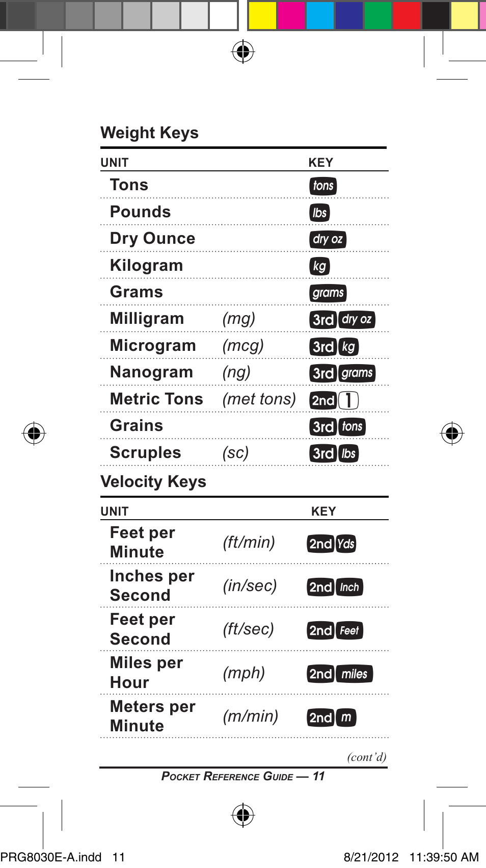 Calculated Industries 8030 User Manual | Page 11 / 44