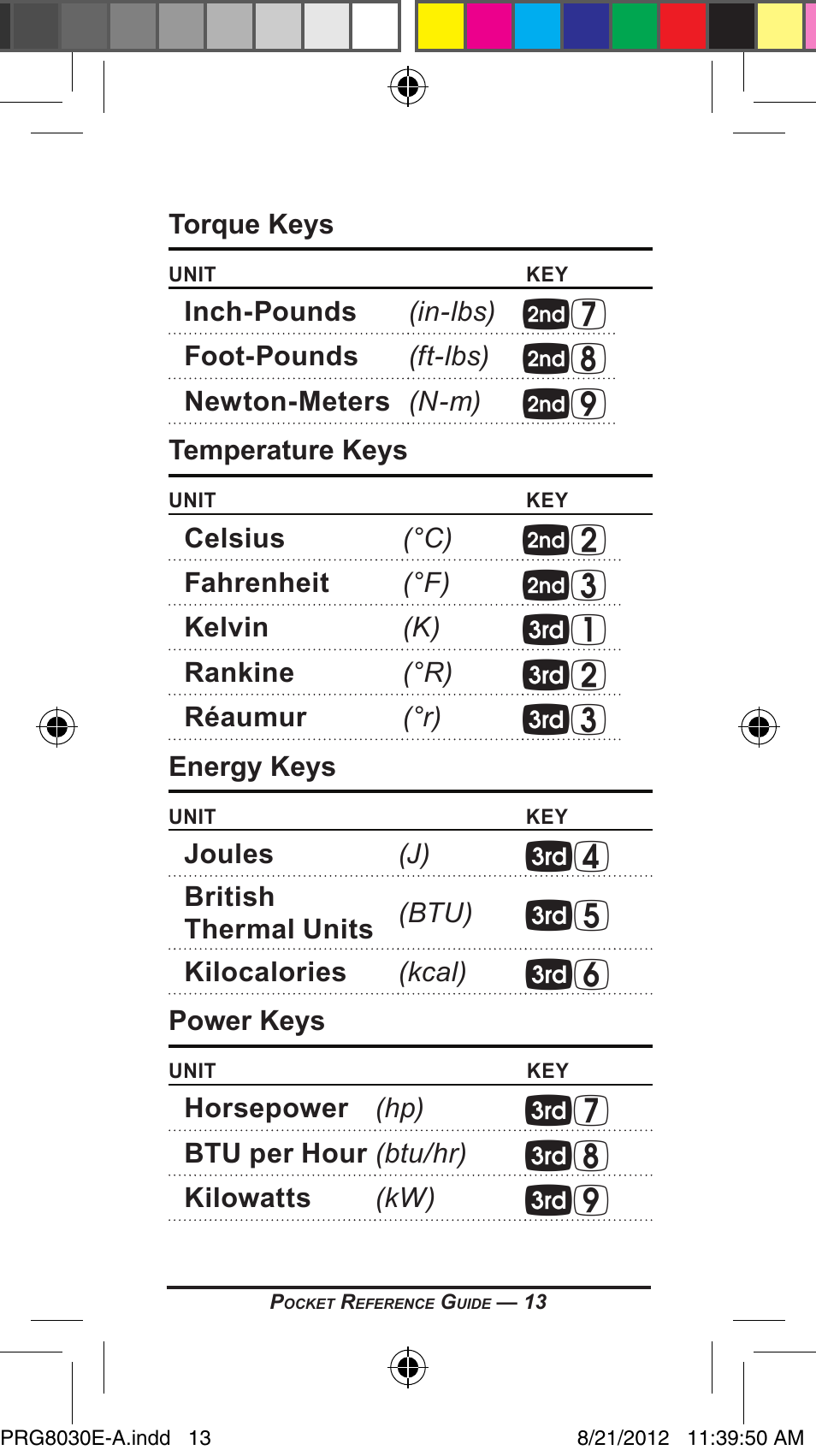 Calculated Industries 8030 User Manual | Page 13 / 44