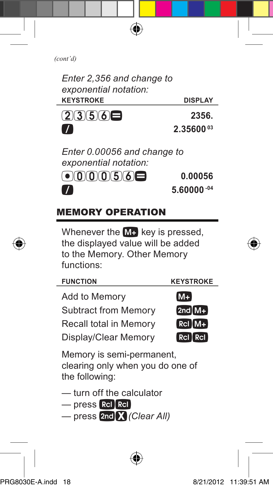 Calculated Industries 8030 User Manual | Page 18 / 44