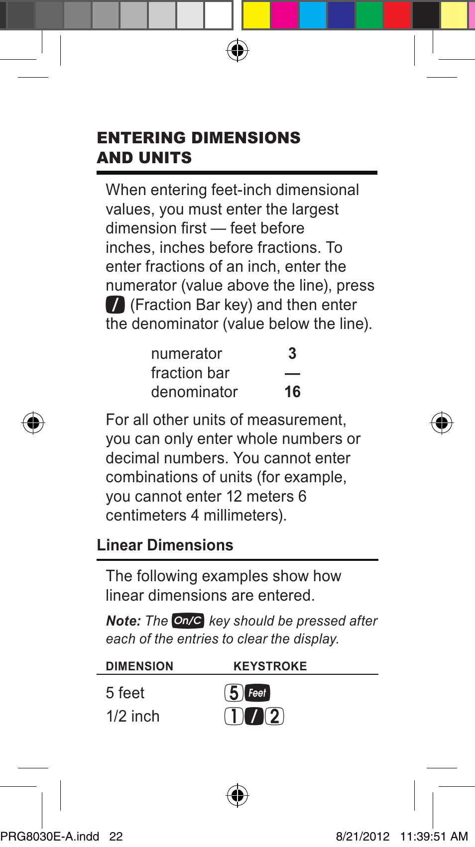 Calculated Industries 8030 User Manual | Page 22 / 44