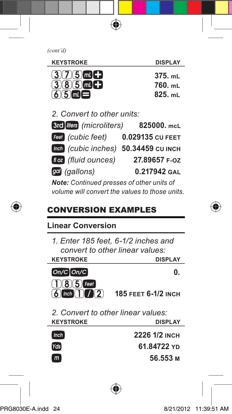 Calculated Industries 8030 User Manual | Page 24 / 44