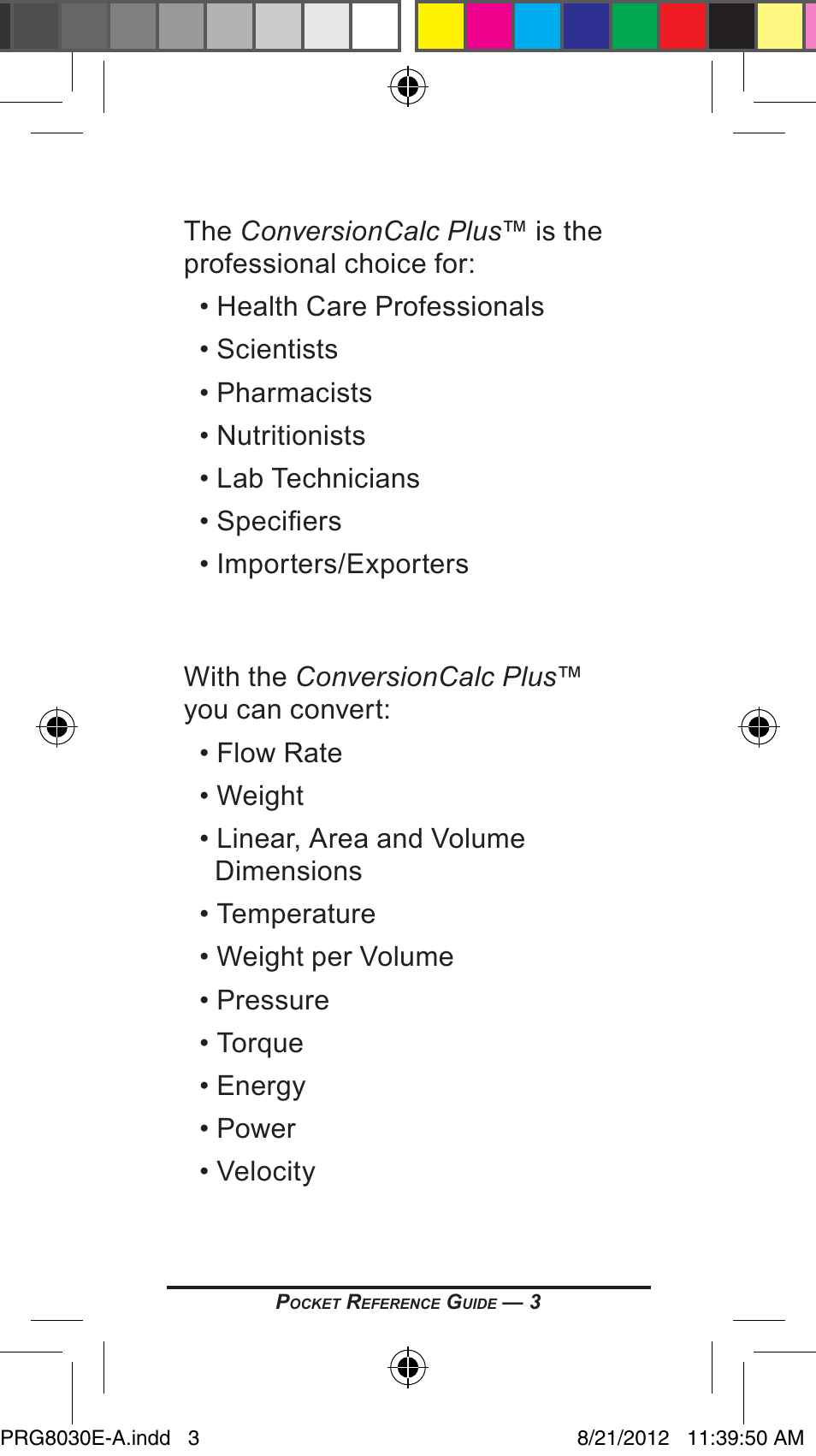 Calculated Industries 8030 User Manual | Page 3 / 44