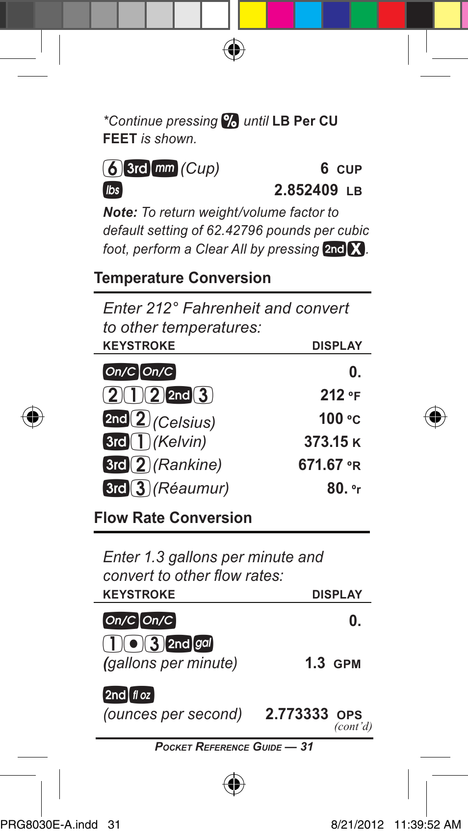 212s3 | Calculated Industries 8030 User Manual | Page 31 / 44