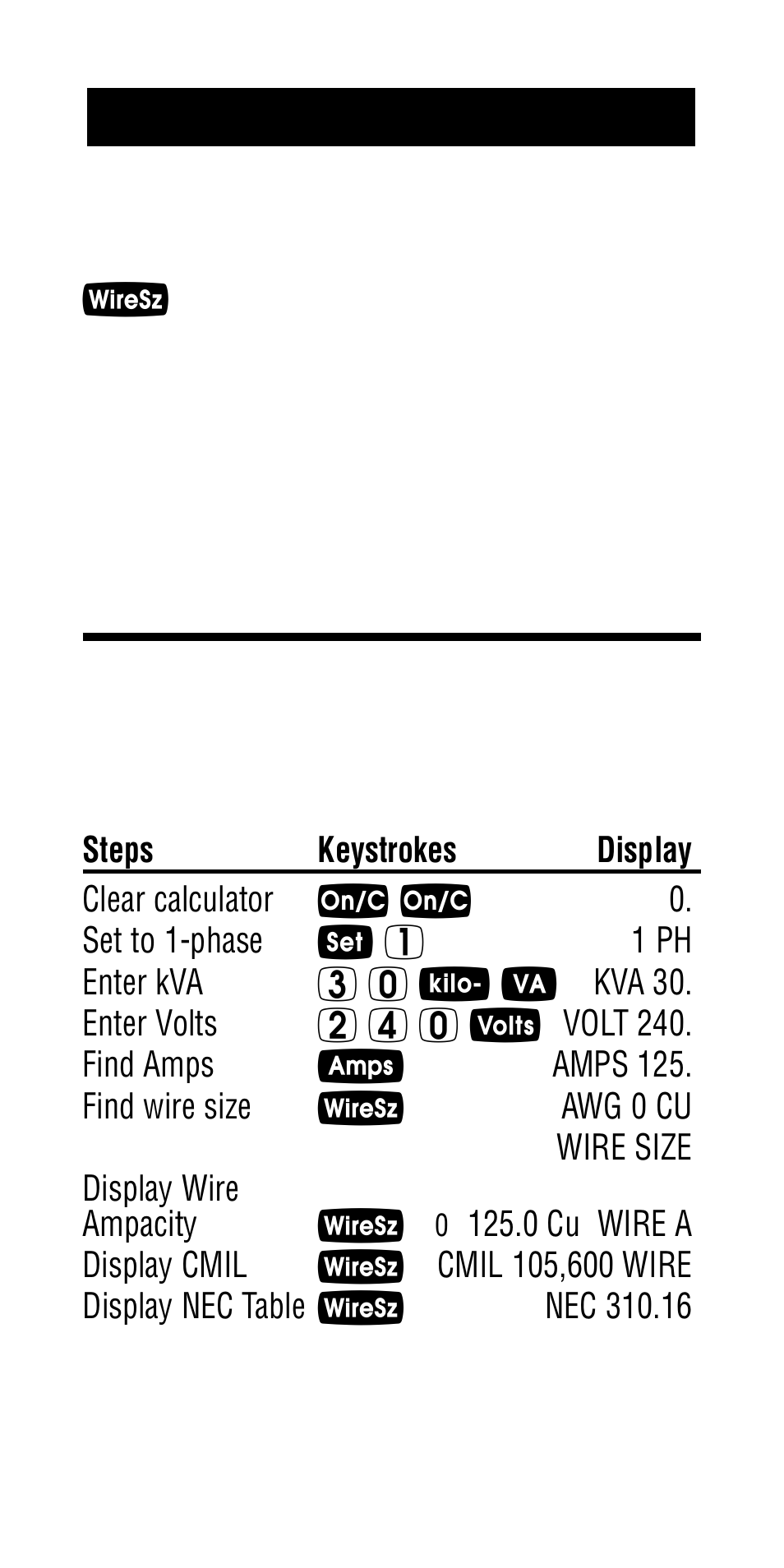Ampacity wire sizing, Wire sizing based on insulation rating | Calculated Industries 5065 User Manual | Page 39 / 71