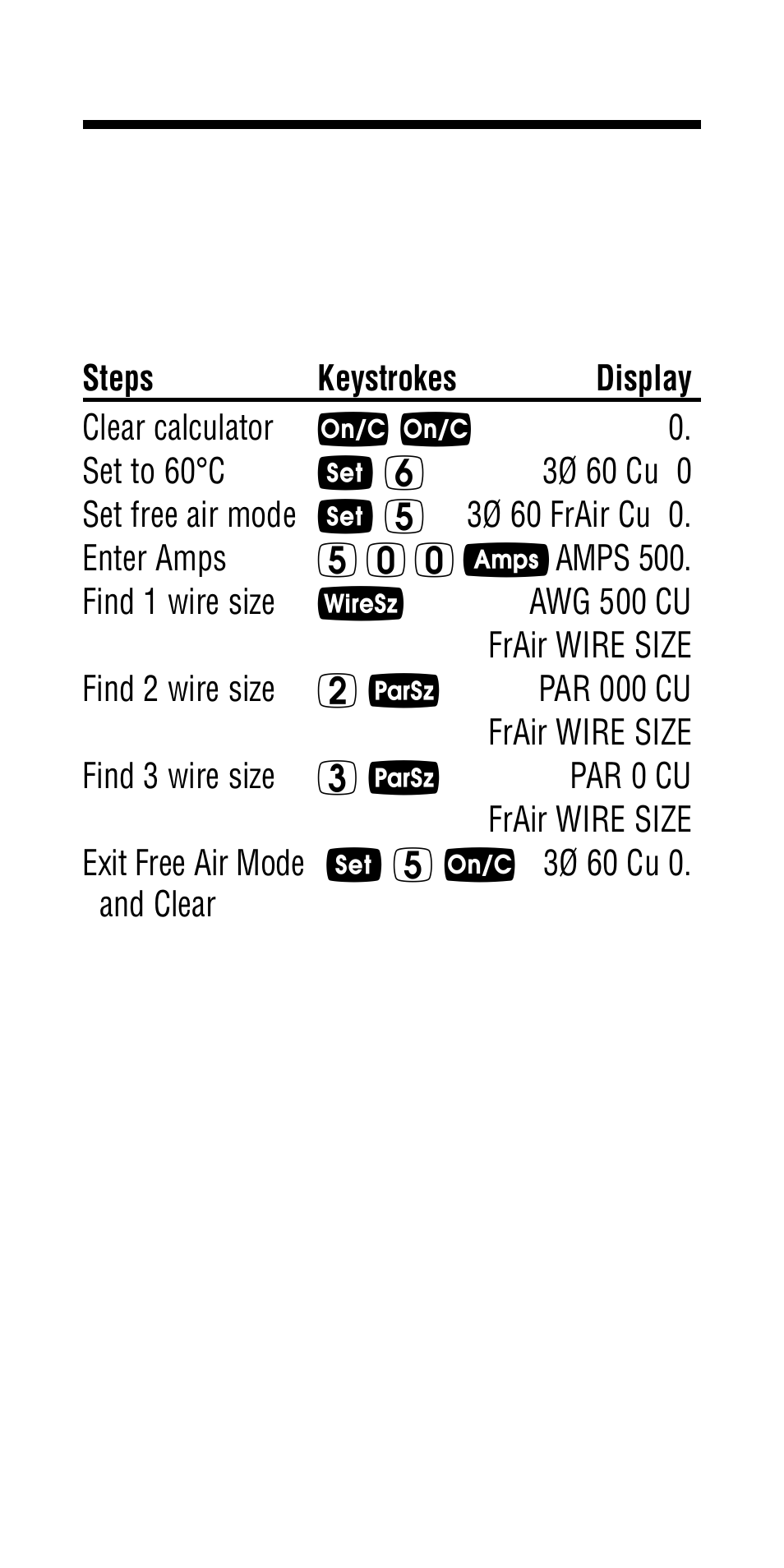 Sizing parallel conductors | Calculated Industries 5065 User Manual | Page 43 / 71
