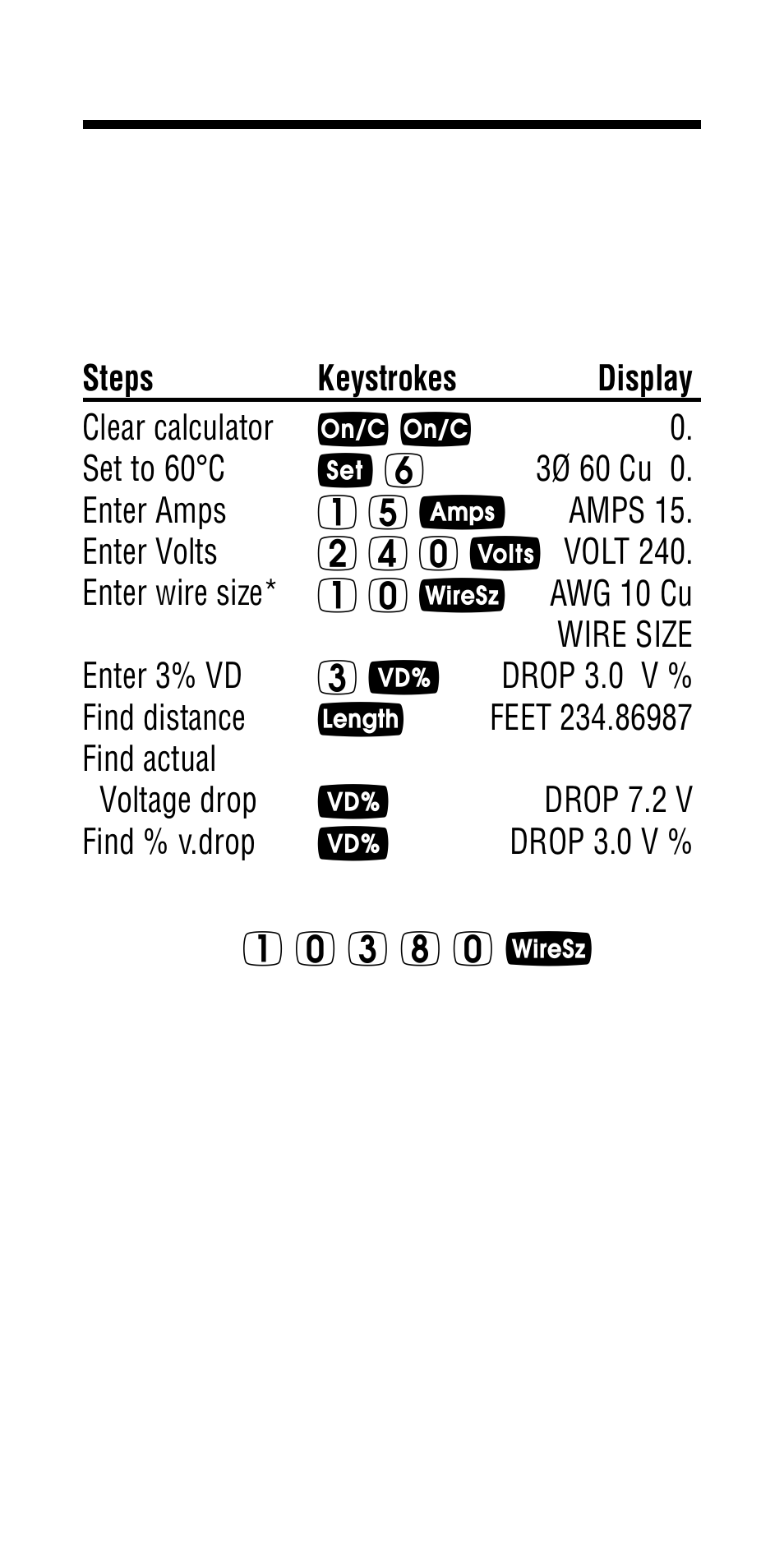 Finding voltage drop distance | Calculated Industries 5065 User Manual | Page 50 / 71