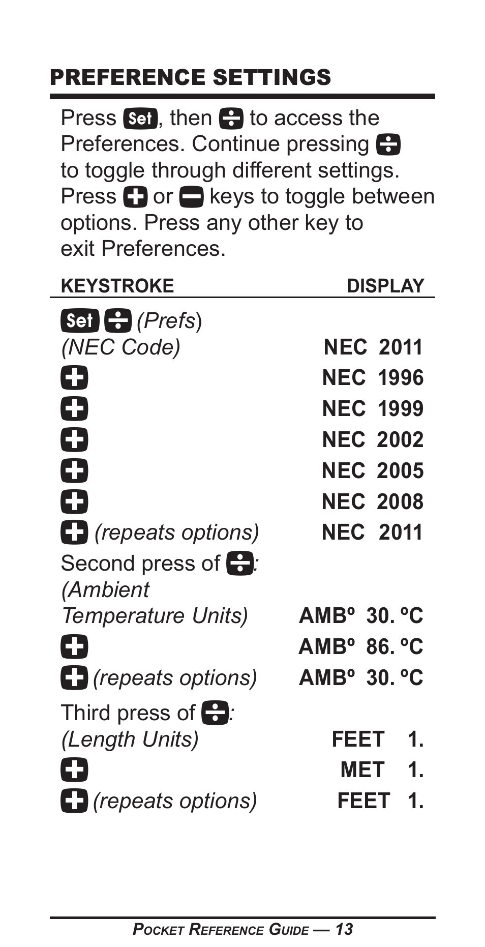 Calculated Industries 5070-A Pocket Reference Guide User Manual | Page 14 / 45