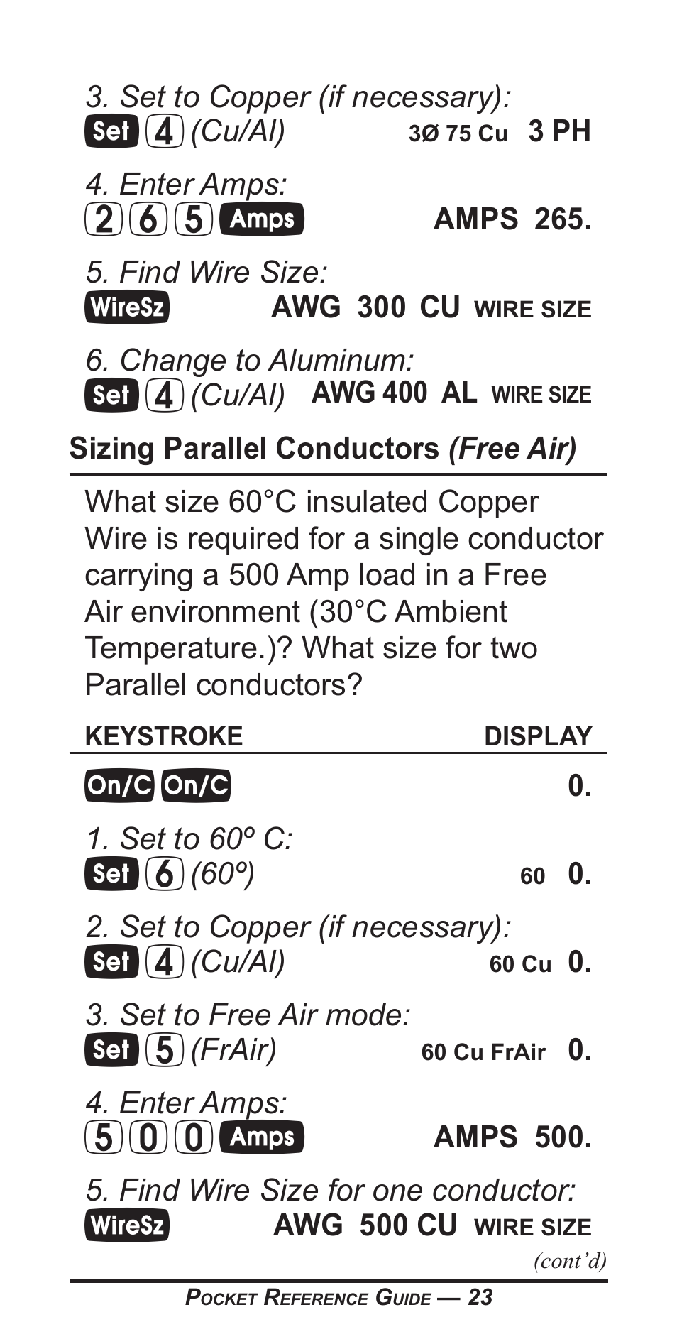 Calculated Industries 5070-A Pocket Reference Guide User Manual | Page 24 / 45