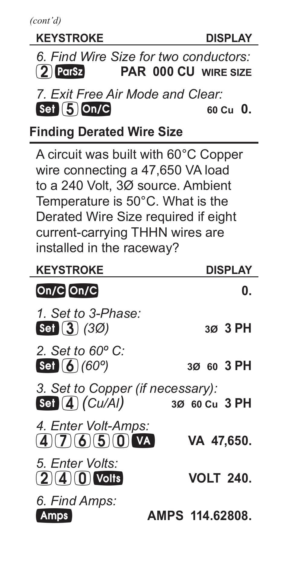 Calculated Industries 5070-A Pocket Reference Guide User Manual | Page 25 / 45