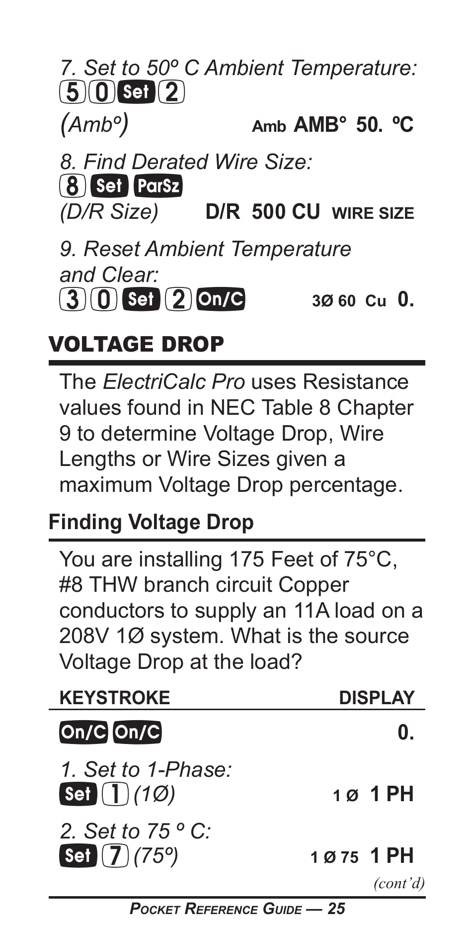 Calculated Industries 5070-A Pocket Reference Guide User Manual | Page 26 / 45