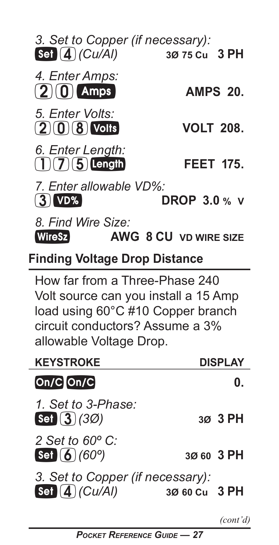 Calculated Industries 5070-A Pocket Reference Guide User Manual | Page 28 / 45