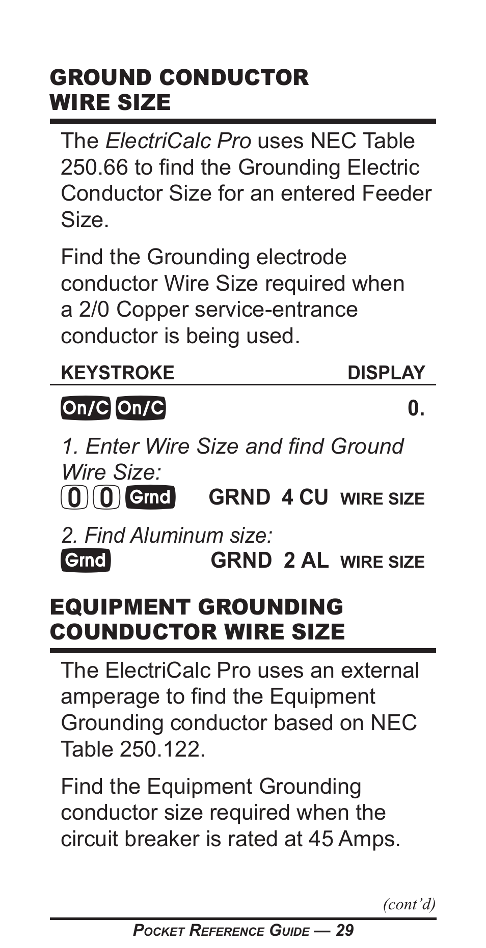 Calculated Industries 5070-A Pocket Reference Guide User Manual | Page 30 / 45