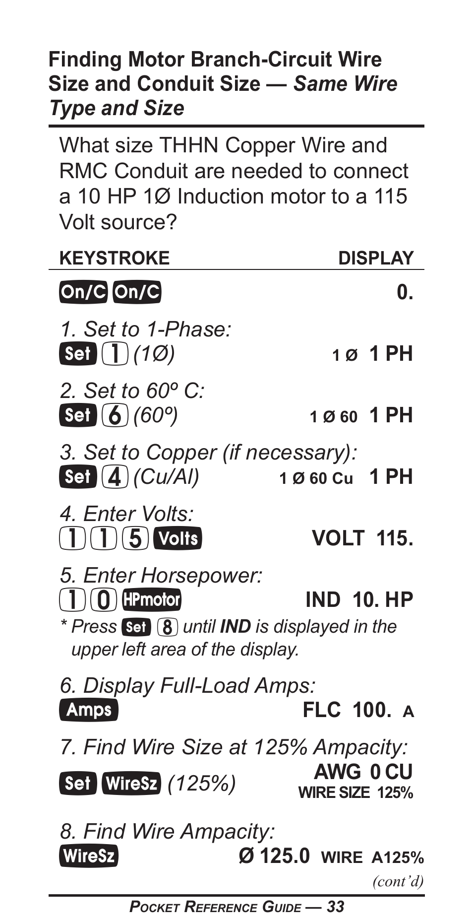 Calculated Industries 5070-A Pocket Reference Guide User Manual | Page 34 / 45
