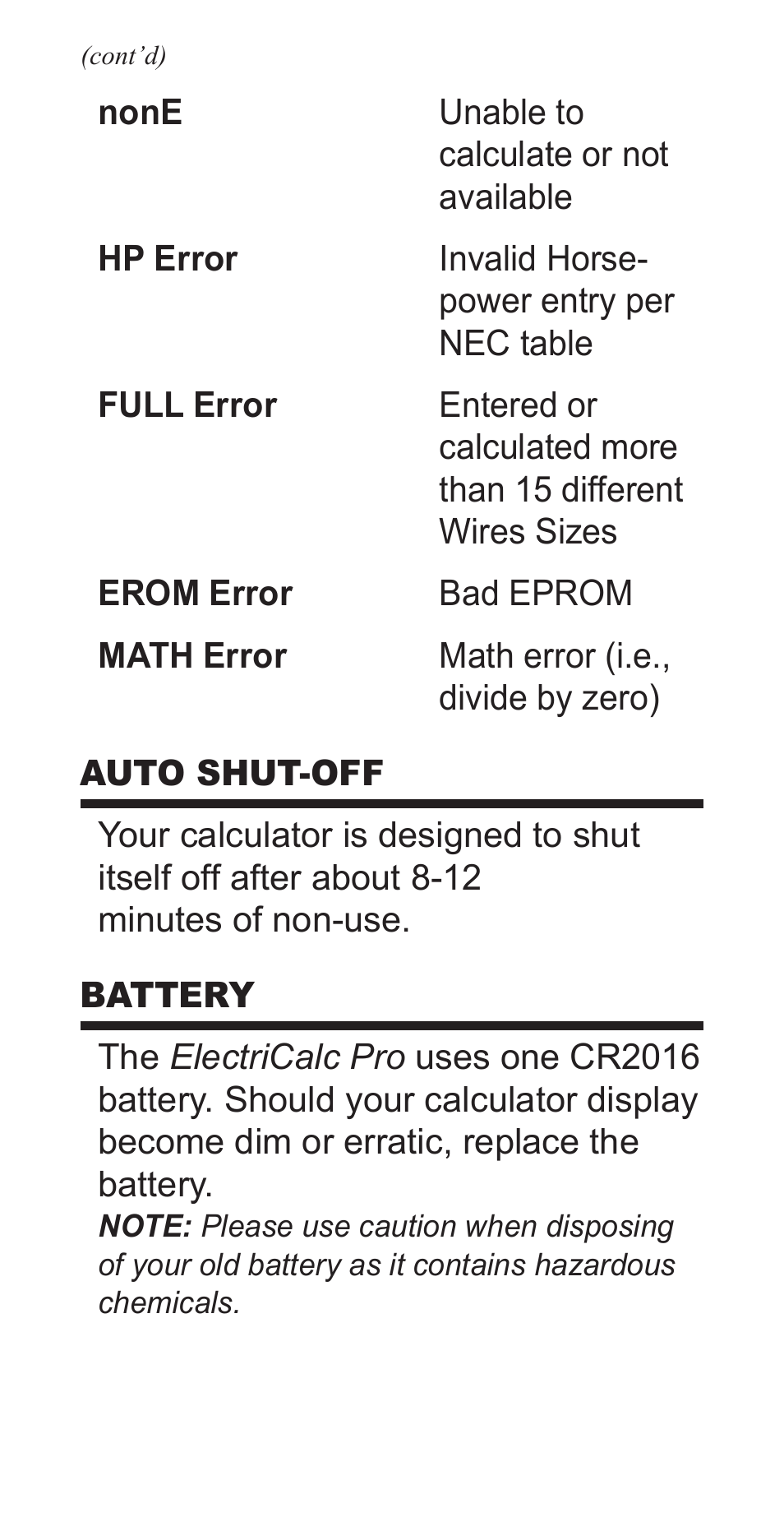 Calculated Industries 5070-A Pocket Reference Guide User Manual | Page 41 / 45