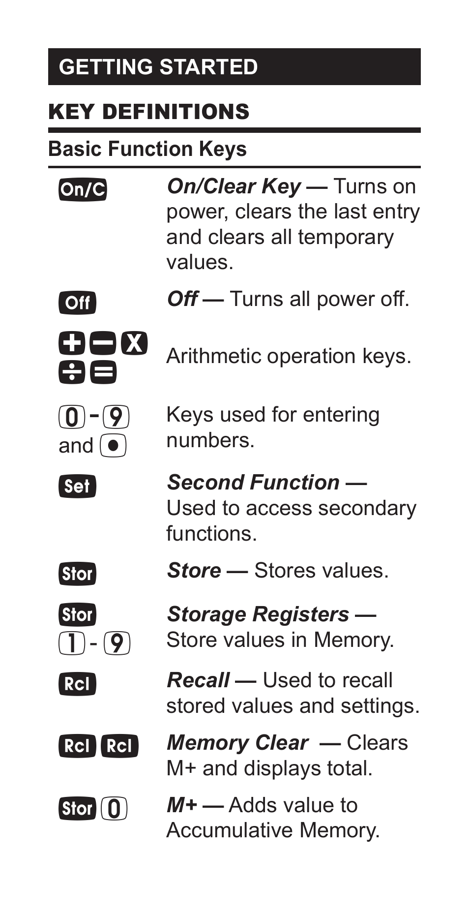 Calculated Industries 5070-A Pocket Reference Guide User Manual | Page 5 / 45